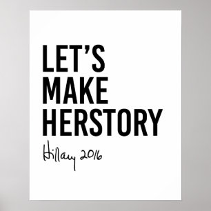 Hillary - Låt oss till Herstory - Poster