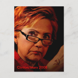 Hillary Marx Clinton Vykort