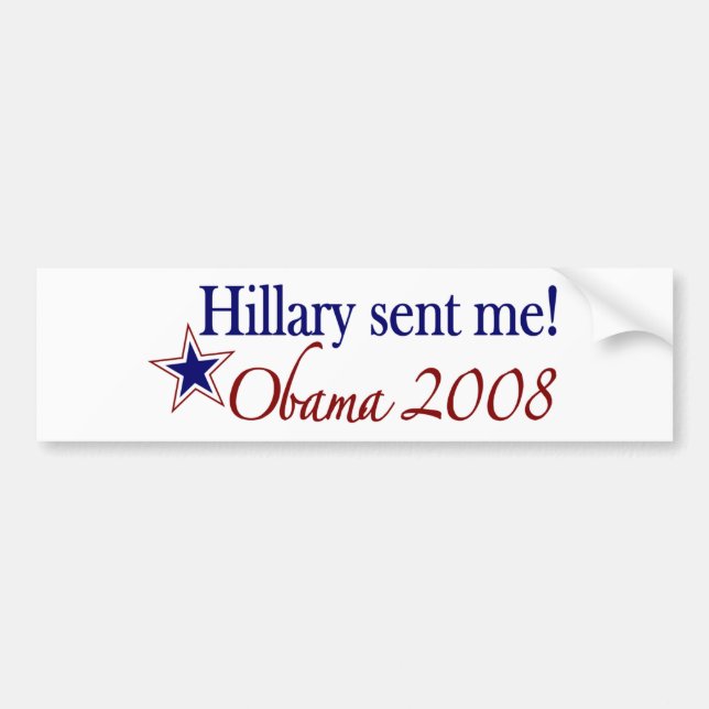 Hillary överförde mig! (Obama 2008) Bildekal (Framsidan)