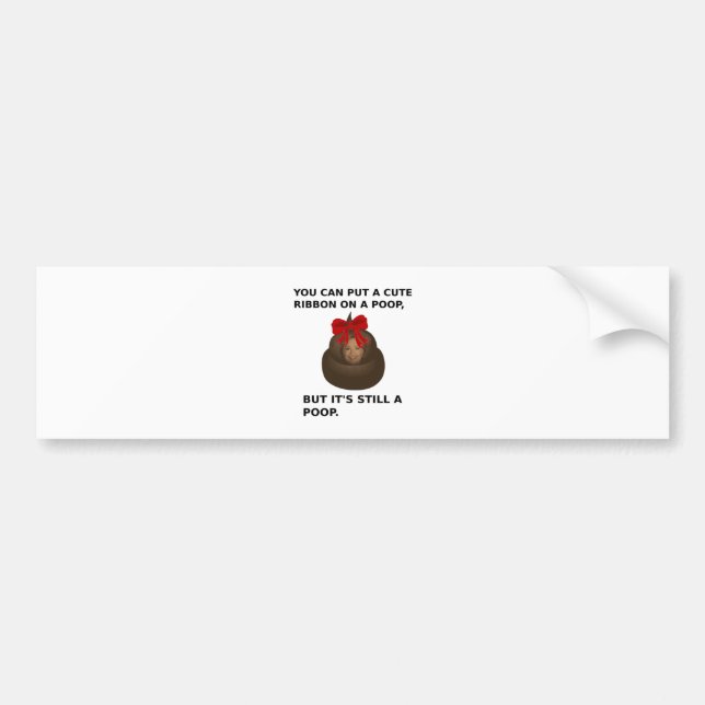 Hillary Poop Bildekal (Framsidan)