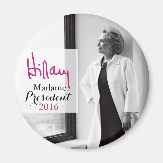 Hillary Rodham Clinton Madame President Magnet (Framsidan)
