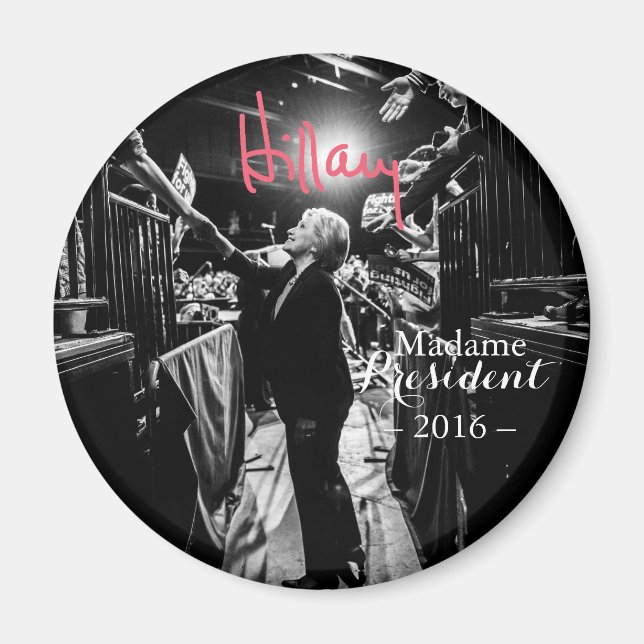 Hillary Rodham Clinton Madame President Magnet (Framsidan)