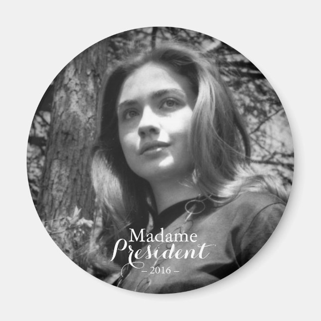Hillary Rodham Clinton Madame President Magnet (Framsidan)