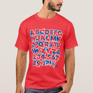 Hillary sätta en klocka på T-tröja som var röd T Shirt