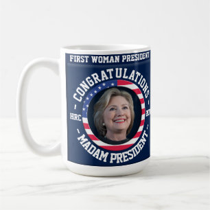 Hillary segrade valet! Firandemugg Kaffemugg