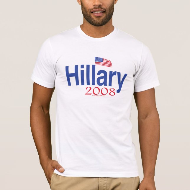 Hillary skjorta 2008 t-shirt (Framsida)