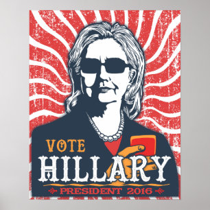 Hillary skuggar poster