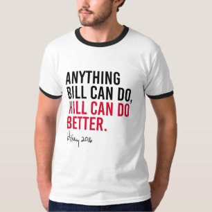 Hillary - som något kan räkningen göra backen k t shirt