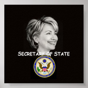 Hillary statlig affisch