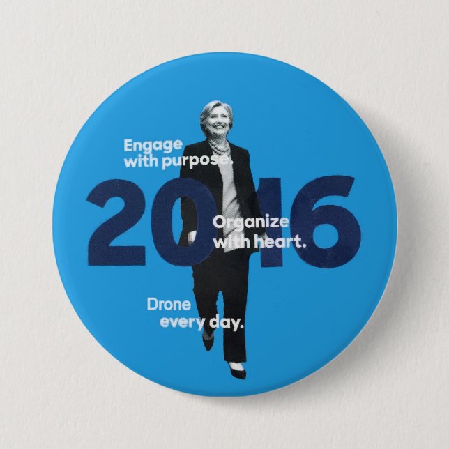 Hillary (surra varje dag), knapp (Framsida)