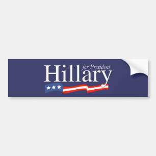 Hillary till president Bumper Sticker Bildekal