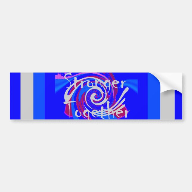 Hillary USA:s president Stronger ToTillsammans-and Bildekal (Framsidan)