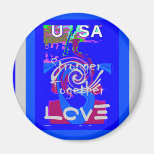 Hillary USA:s president Stronger ToTillsammans-and Magnet