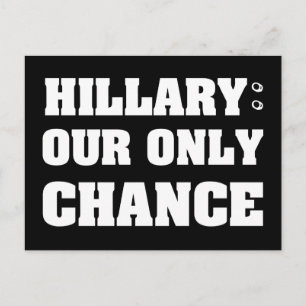 Hillary Vår enda chans Vykort