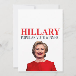 Hillary, vinnare av folkomröstningen!