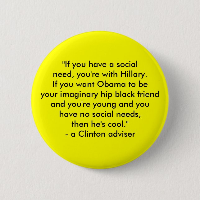 Hillary vs. Obama Knapp (Framsida)