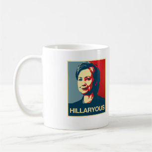 HILLARYOUS - Anti-Hillary Poster - Anti-Hillary Kaffemugg
