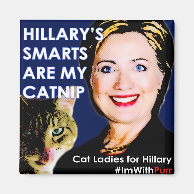 Hillary's Smarts Catnip Magnet (Framsidan)