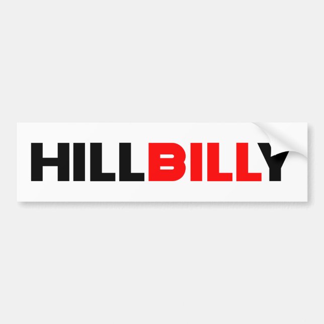 Hillbilly Bill Bildekal (Framsidan)