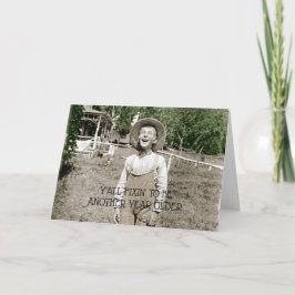 Hillbilly Boy Vintage Photo 1890 Rednacksfunny Kort