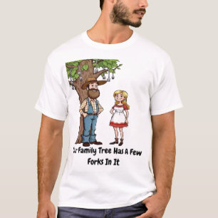 Hillbilly Family Träd T Shirt