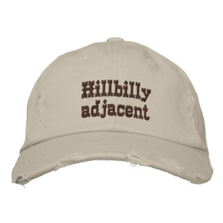 Hillbilly intilliggande sockel broderad keps