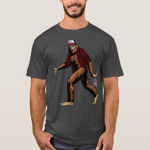 Hillbilly Rednacken Patriotic Beer Drinking T Shirt