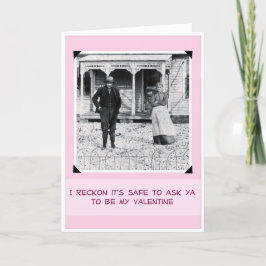 Hillbilly Valentine Helgkort