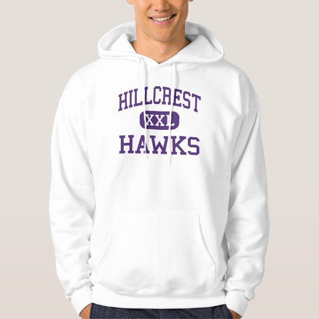 Hillcrest - hökar - högstadium - Jamaica New York Sweatshirt (Framsida)