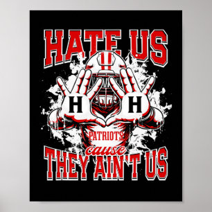 Hillcrest Patriots Logotyp hatar oss för att de fä Poster