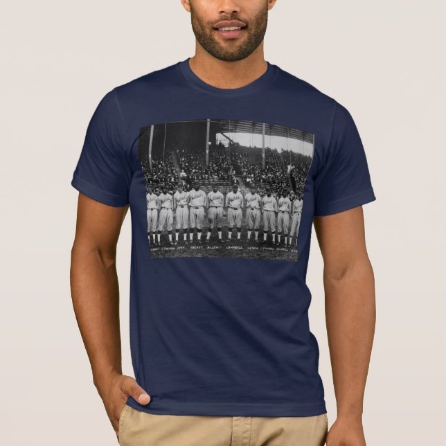 Hilldale klubbbasketlag, kulör världsserie tee (Framsida)