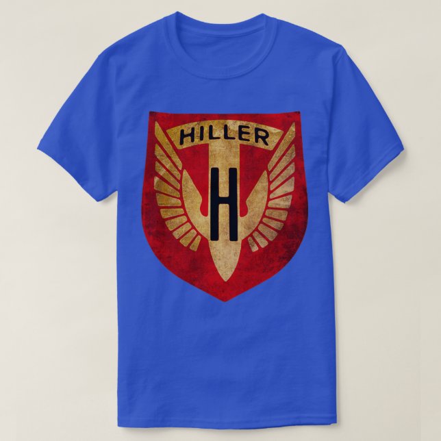 Hiller vintage-helikoptrar t shirt (Design framsida)