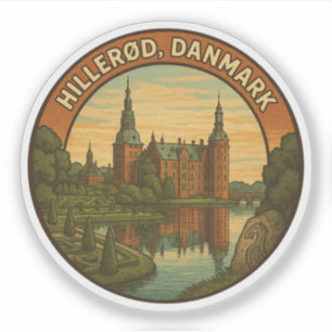 Hillerød slott Danmark Klistermärken