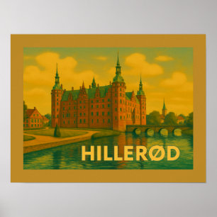 Hillerød slott Danmark Poster