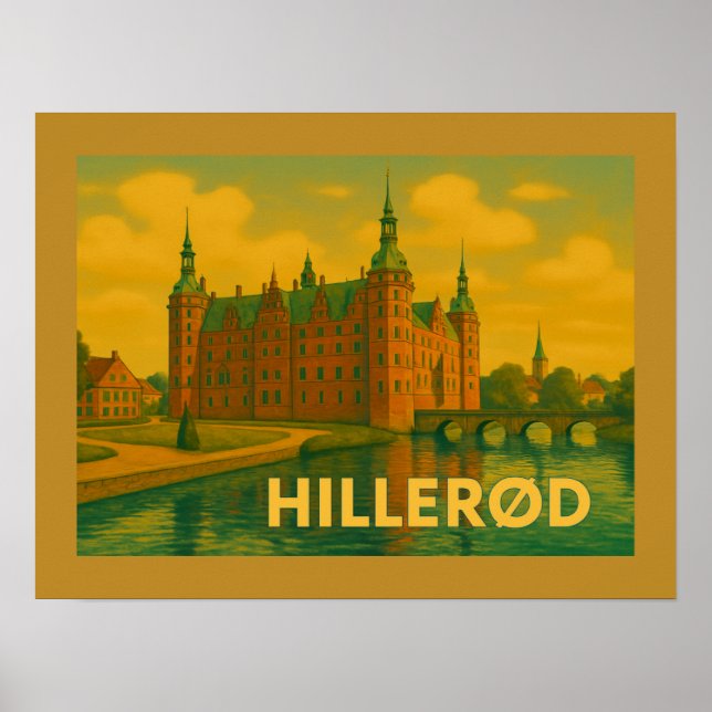 Hillerød slott Danmark Poster (Framsidan)