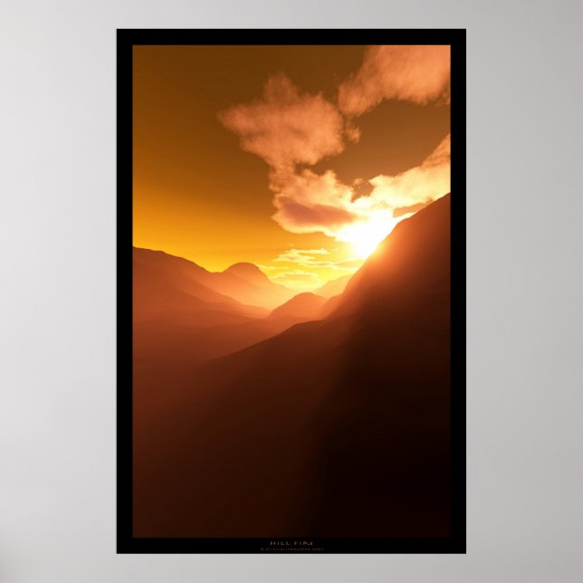 Hillfire (variation) poster (Framsidan)