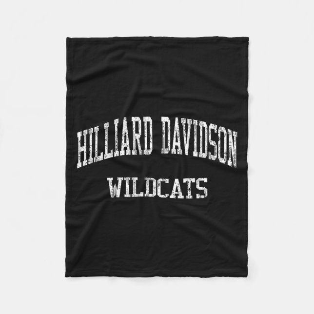 Hilliard Davidson High School Hs Hilliard Oh Vinta Fleecefilt (Framsidan)