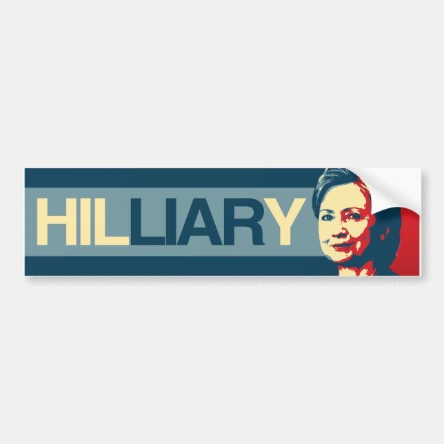 HILLIARY - Anti-Hillary propaganda - - Bildekal (Framsidan)