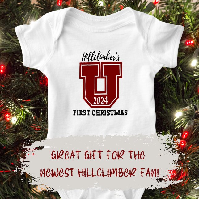Hillklättbers första julklapp Anpassade T Shirt (Skapare uppladdad)