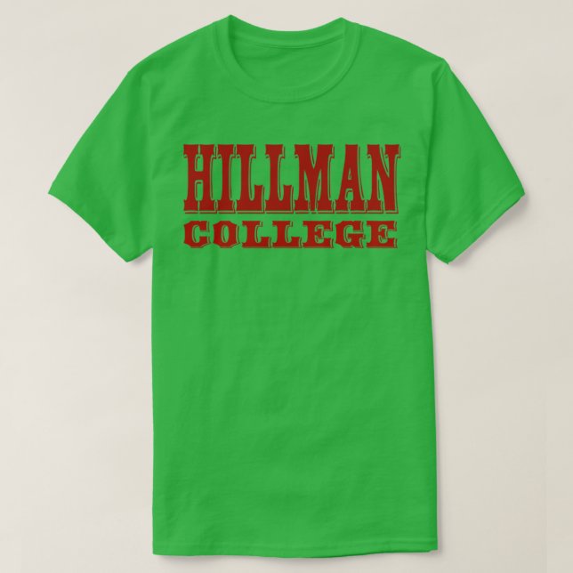 Hillman College T Shirt (Design framsida)