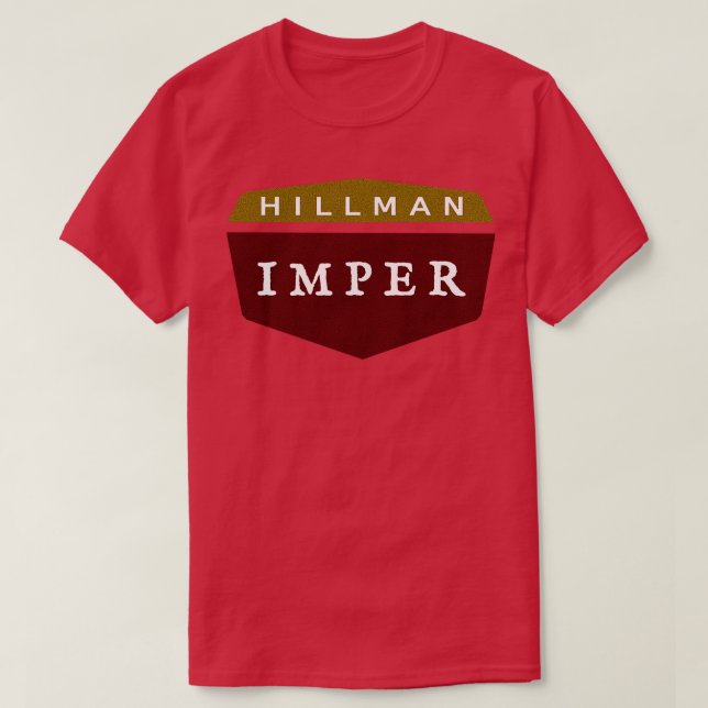 Hillman Imp Imper 1960-talet British Classic car T Shirt (Design framsida)