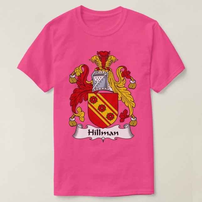 Hillman Jackar om Arm Family Crest T Shirt (Design framsida)
