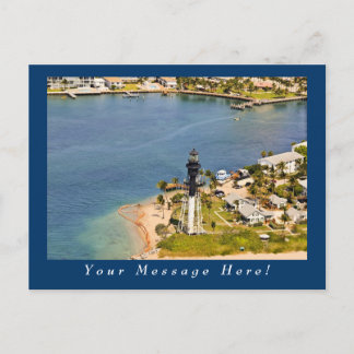 Hillsboro Lighthouse Aerial Vykort