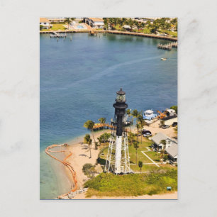 Hillsboro Lighthouse Aerial Vykort