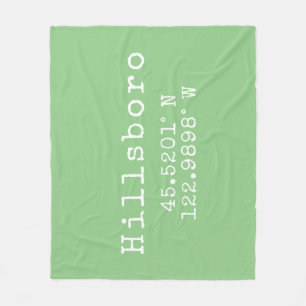 Hillsboro Oregon Latitude Longitud Fleecefilt