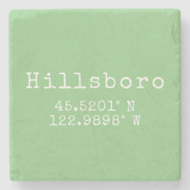 Hillsboro Oregon Latitude Longitud Stenunderlägg