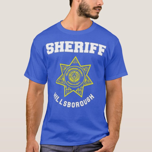 Hillsborough County Florida sheriff Deputies T Shirt (Framsida)