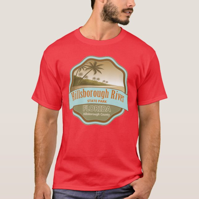 Hillsborough River State Park Hillsborough County  T Shirt (Framsida)