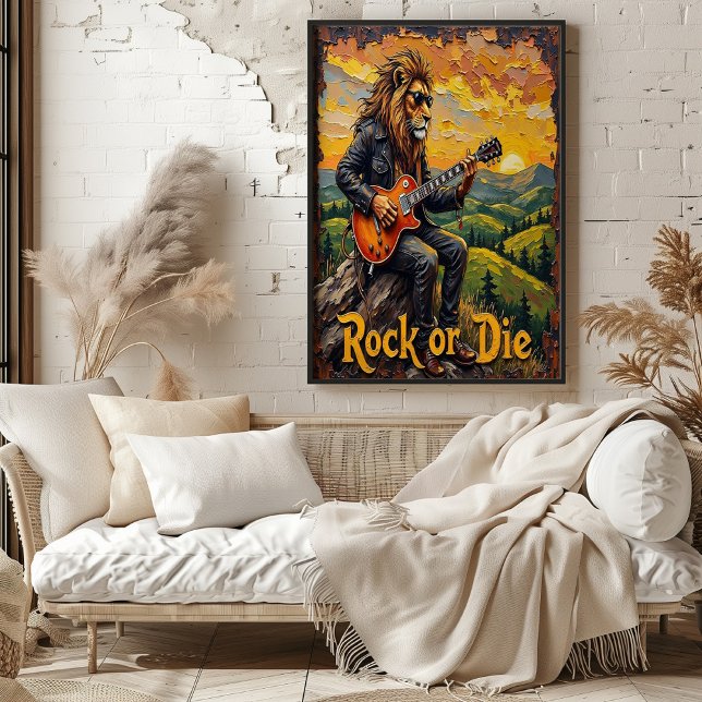 Hillside Blues: Lejon's Epic Poster (Skapare uppladdad)