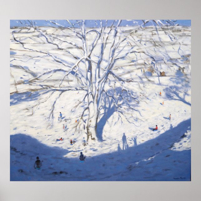 Hillside Elton nära Rowsley 2008 Poster (Framsidan)